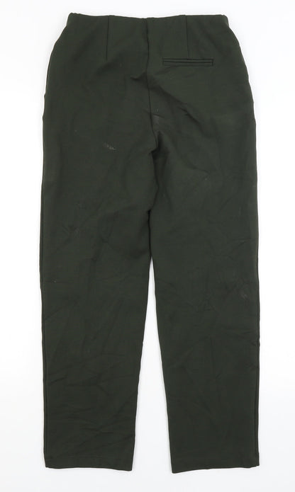 Womens UK Size 8 M&S Regular Fit  Green Trousers