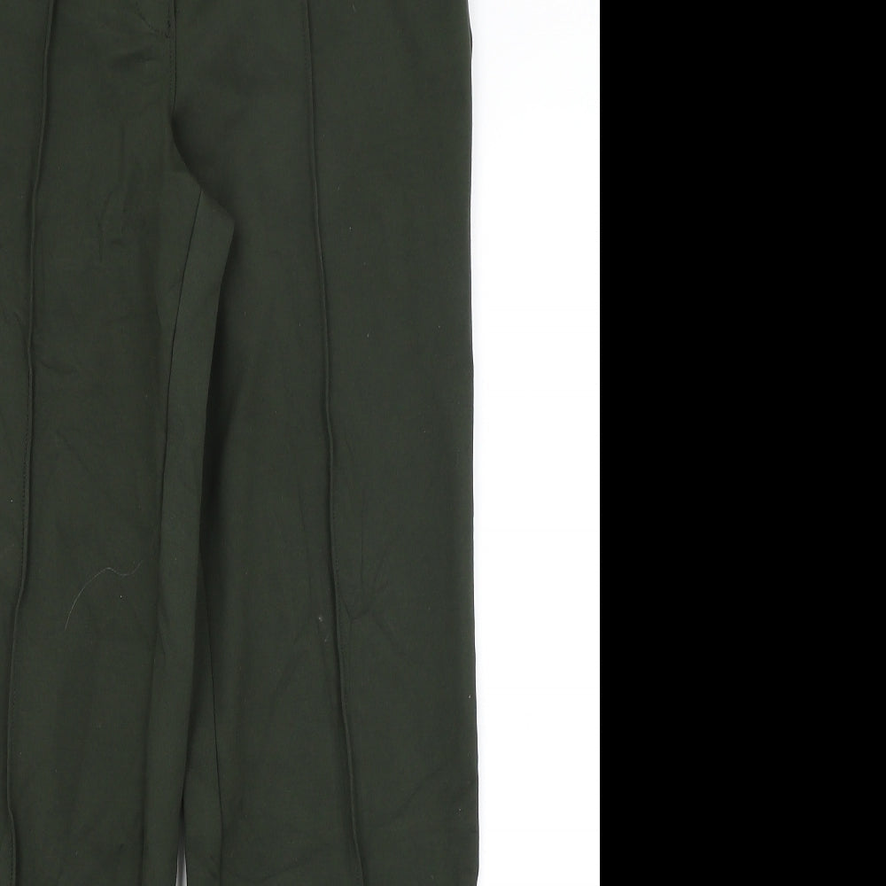 Womens UK Size 8 M&S Regular Fit  Green Trousers