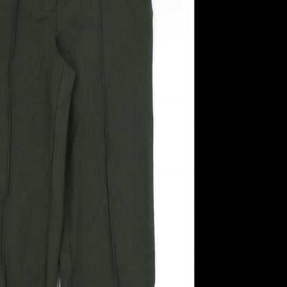 Womens UK Size 8 M&S Regular Fit  Green Trousers
