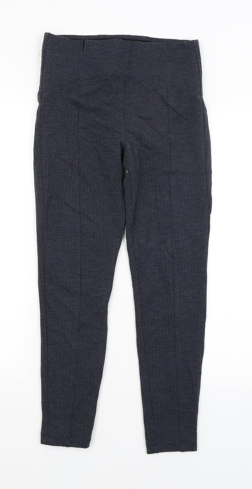 Womens UK Size 8 M&S Regular Fit  Blue Trousers
