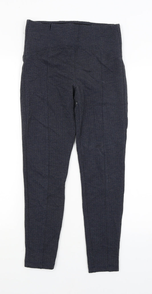 Womens UK Size 8 M&S Regular Fit  Blue Trousers