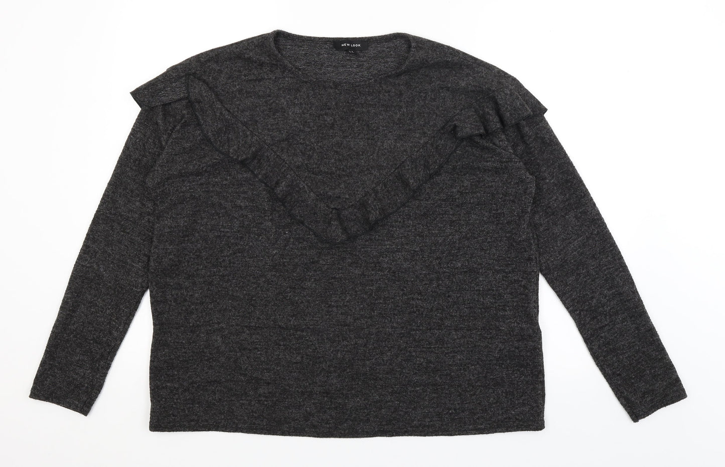 Womens UK Size L New Look Black Pullover Jumper