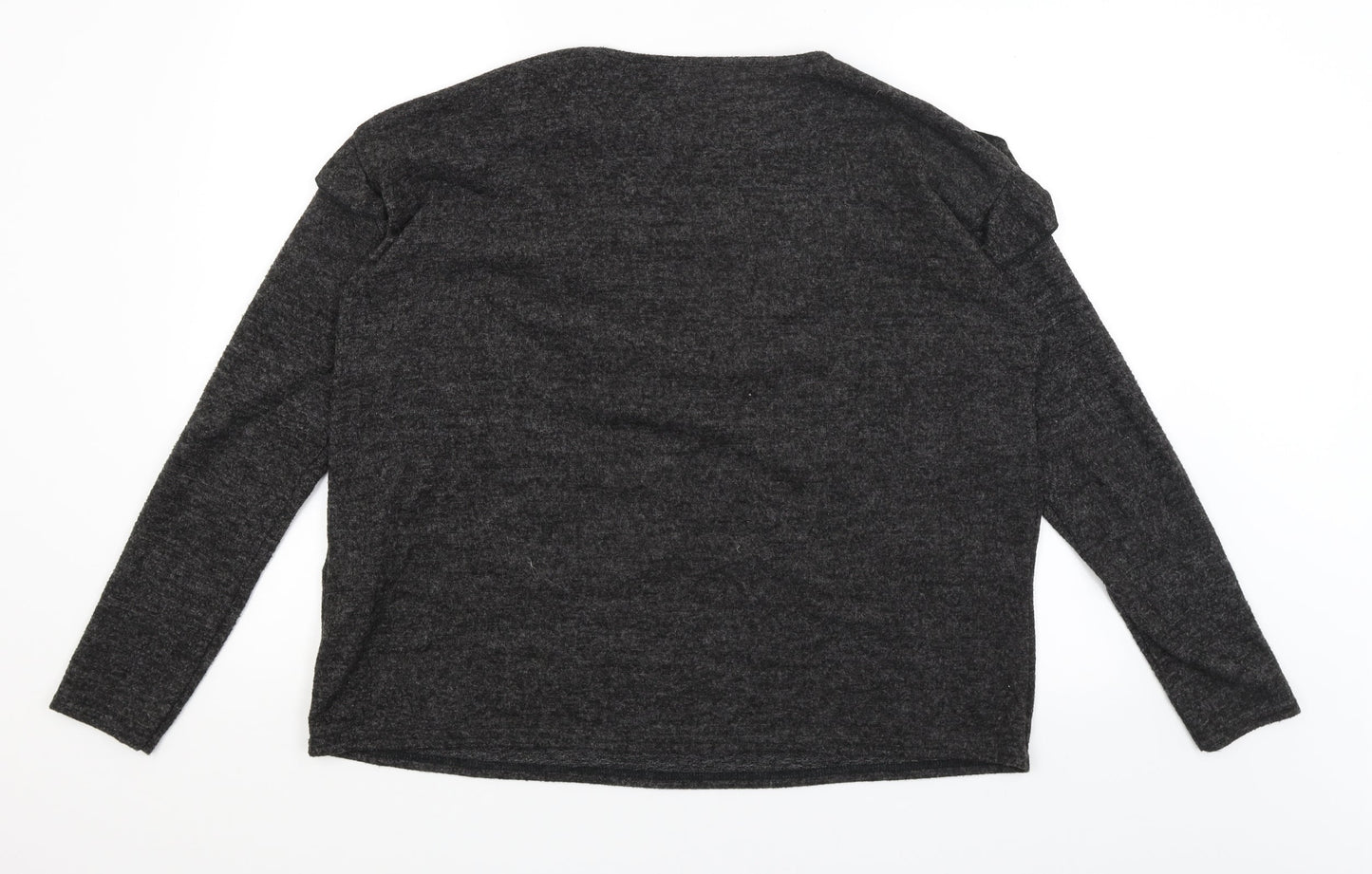 Womens UK Size L New Look Black Pullover Jumper
