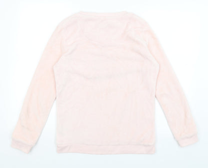 Disney Womens Pink Solid  Top Pyjama Top Size 10  - Real Disney Princess