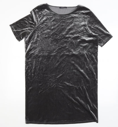 M&S Womens Silver   A-Line  Size 12