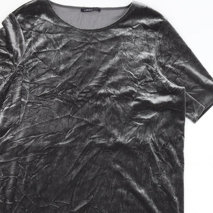 M&S Womens Silver   A-Line  Size 12