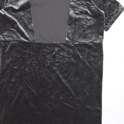 M&S Womens Silver   A-Line  Size 12