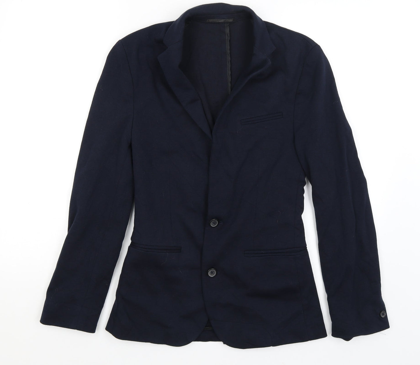 Womens UK Size 10 Preworn Regular Blue Blazer