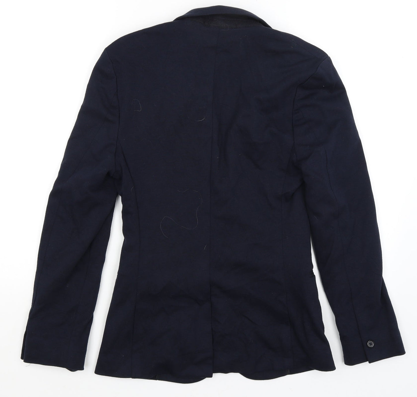 Womens UK Size 10 Preworn Regular Blue Blazer