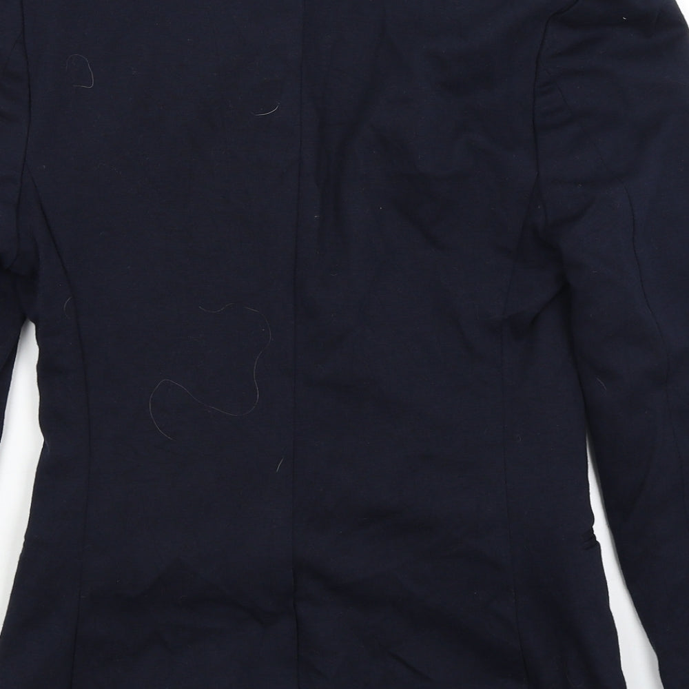 Womens UK Size 10 Preworn Regular Blue Blazer