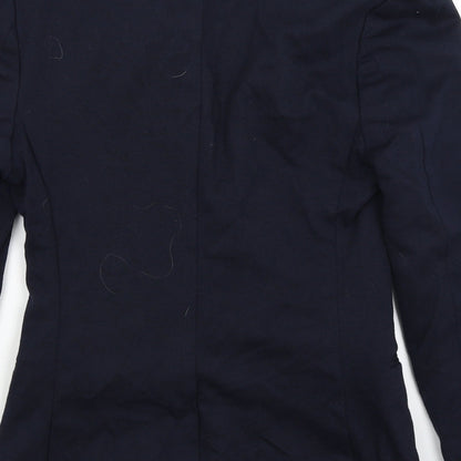 Womens UK Size 10 Preworn Regular Blue Blazer