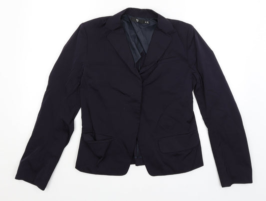 Uni Qlo Womens Purple   Jacket Blazer Size M
