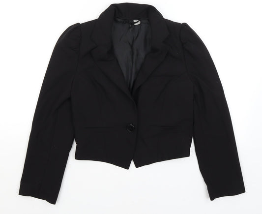 Divided Womens Black   Jacket Blazer Size 8