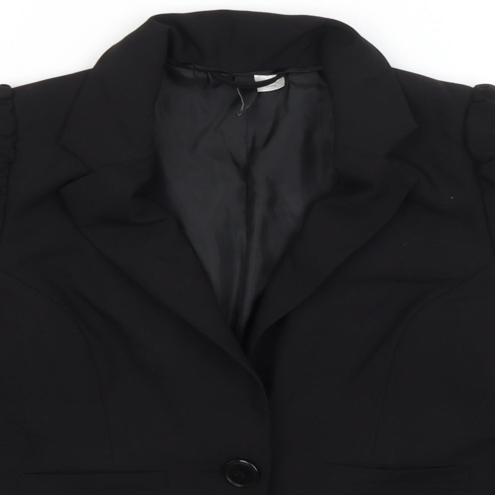 Divided Womens Black   Jacket Blazer Size 8