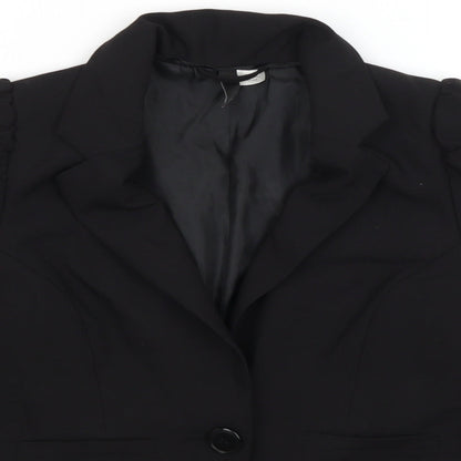 Divided Womens Black   Jacket Blazer Size 8