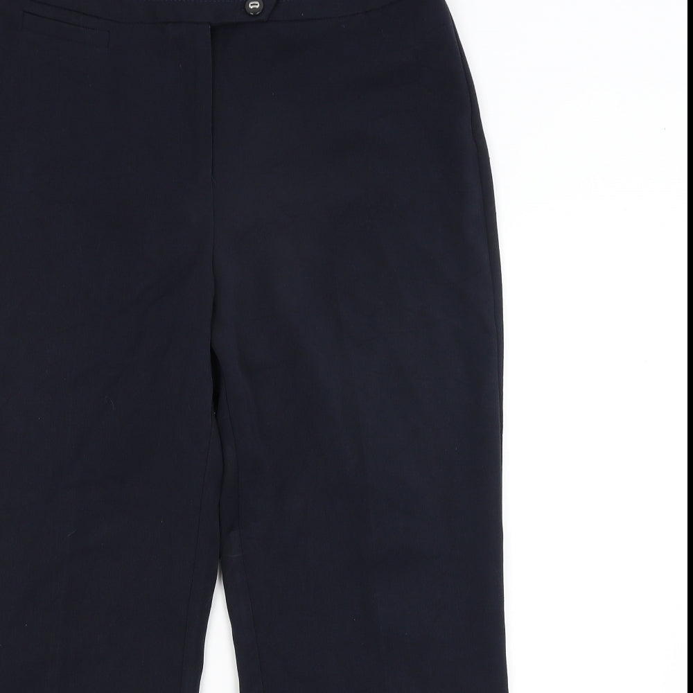 BM Womens Blue   Trousers  Size 12 L24 in