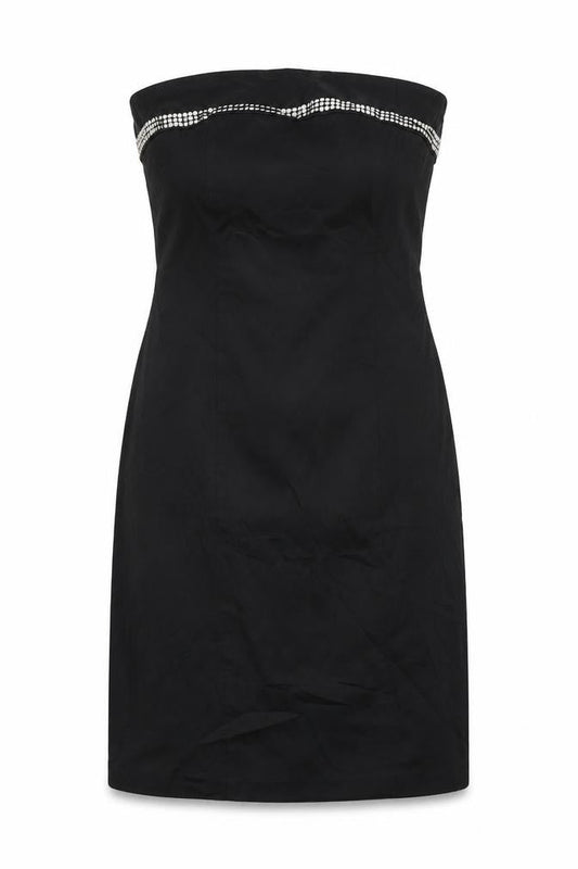 Front view of Principles women’s black a-line, size UK 12