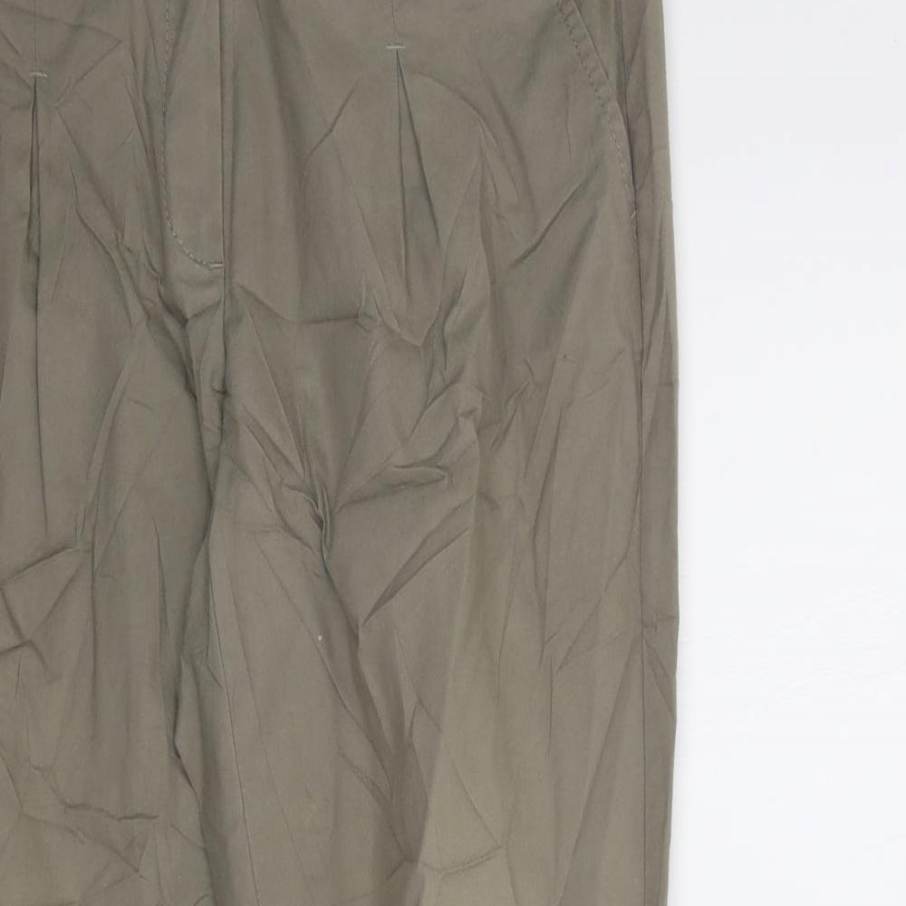 Womens UK Size 16 Taifun Regular Fit  Beige Trousers