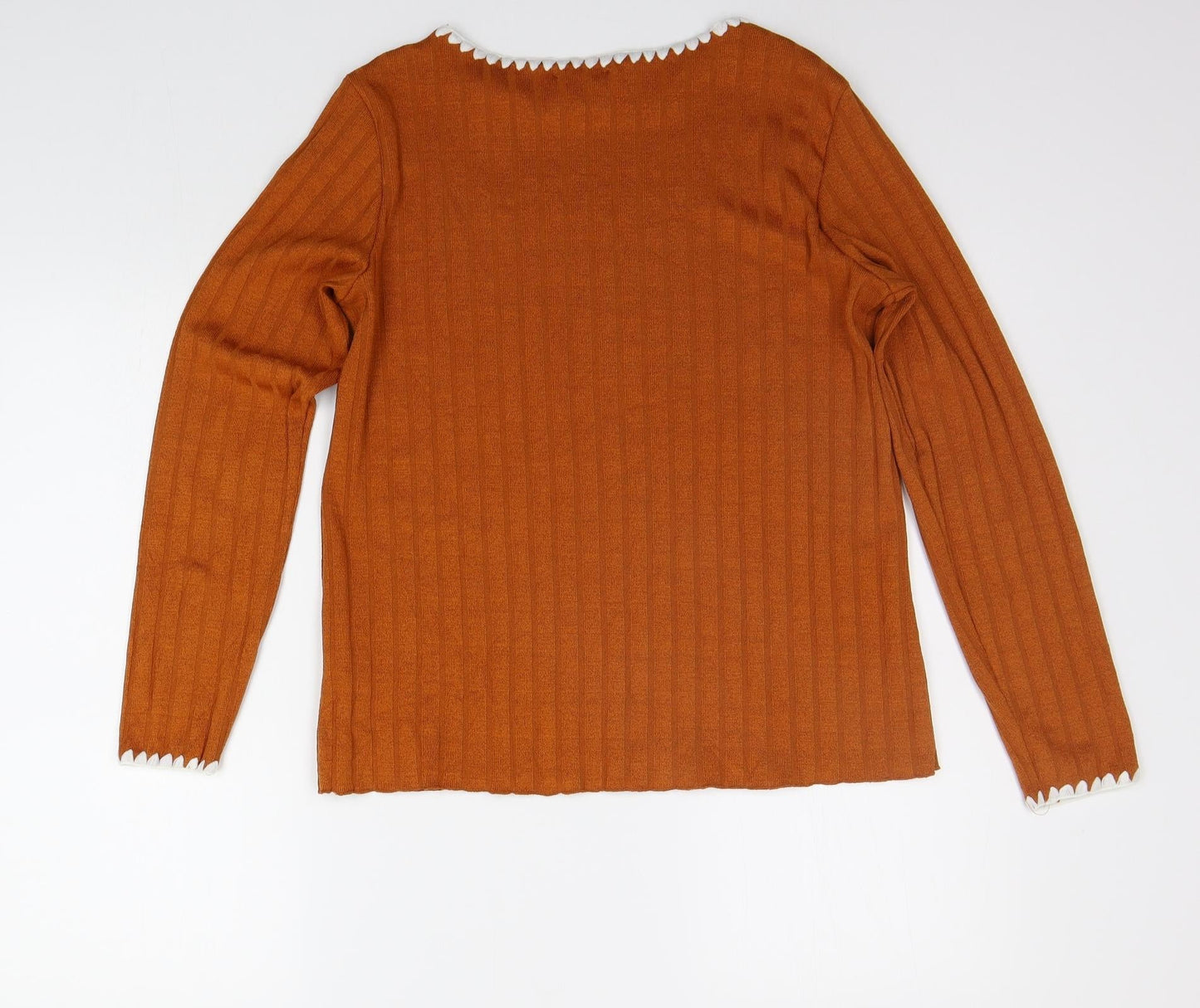 Papaya Womens Orange   Basic T-Shirt Size 12