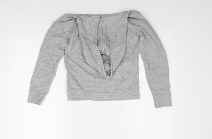 Little Pieces Boys Grey   Pullover Hoodie Size 9-10 Years