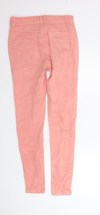 Womens UK Size 10 Marks and Spencer Regular Fit Skinny Orange Jeans