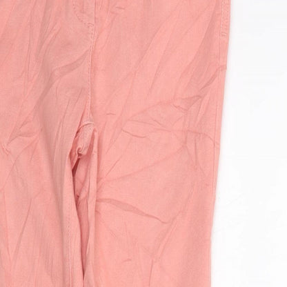 Womens UK Size 10 Marks and Spencer Regular Fit Skinny Orange Jeans