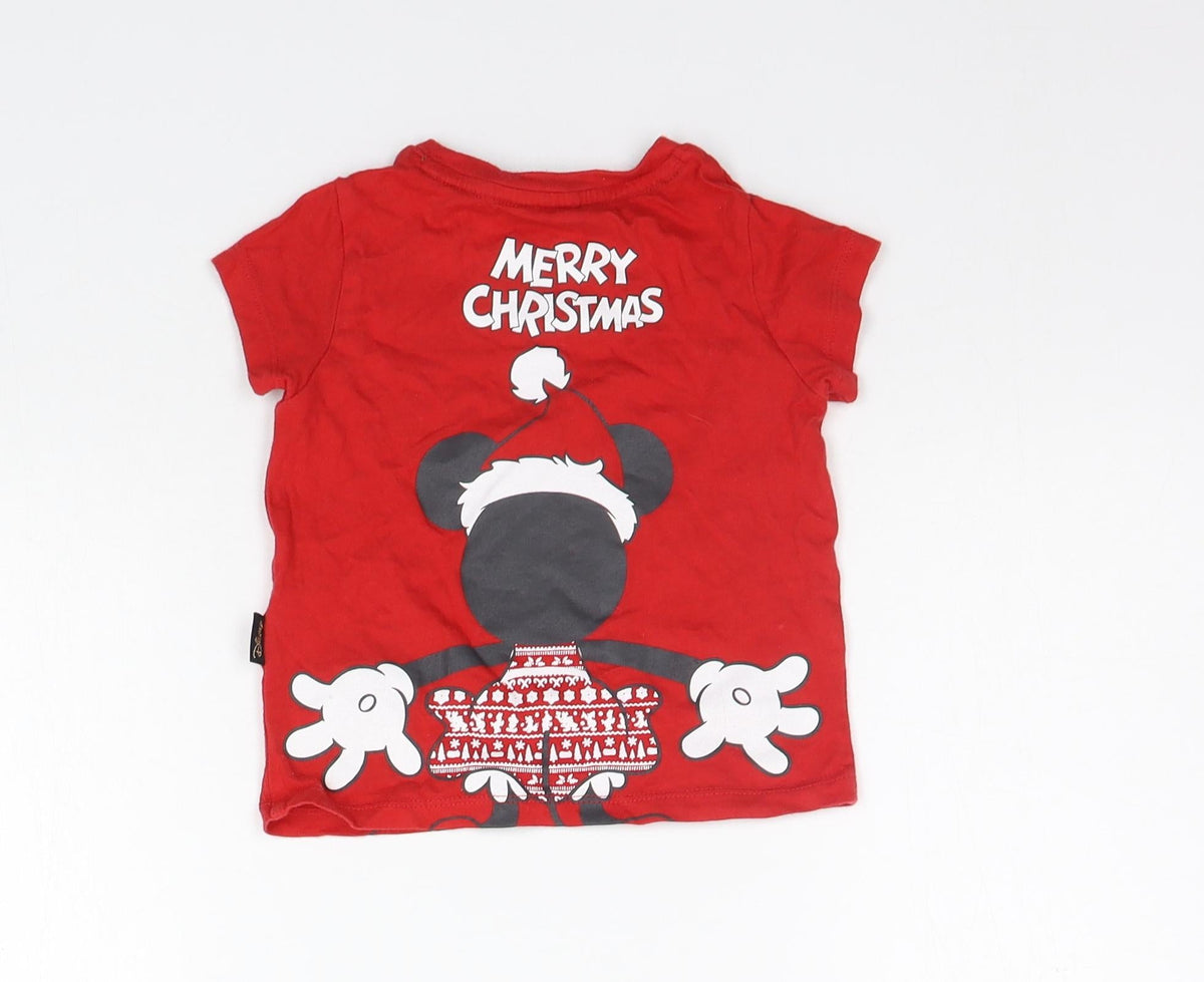 NEXT Baby Red   Basic Polo Size 9-12 Months  - CHRISTMAS