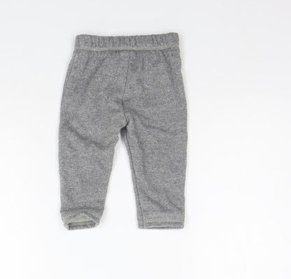 George Girls Grey   Jogger Trousers Size 6-9 Months