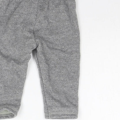 George Girls Grey   Jogger Trousers Size 6-9 Months