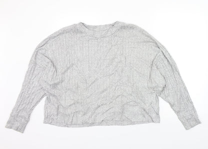 Womens UK Size 18 Marks and Spencer Grey Basic T-Shirt