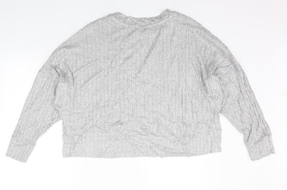 Womens UK Size 18 Marks and Spencer Grey Basic T-Shirt