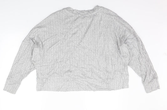 Womens UK Size 18 Marks and Spencer Grey Basic T-Shirt