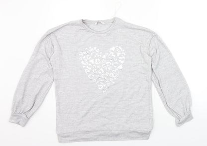 TU Womens Grey   Pullover Jumper Size 10