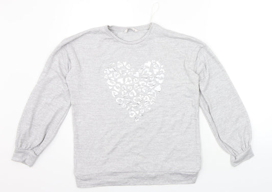 TU Womens Grey   Pullover Jumper Size 10