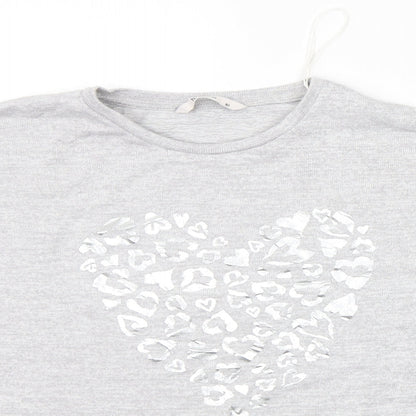 TU Womens Grey   Pullover Jumper Size 10