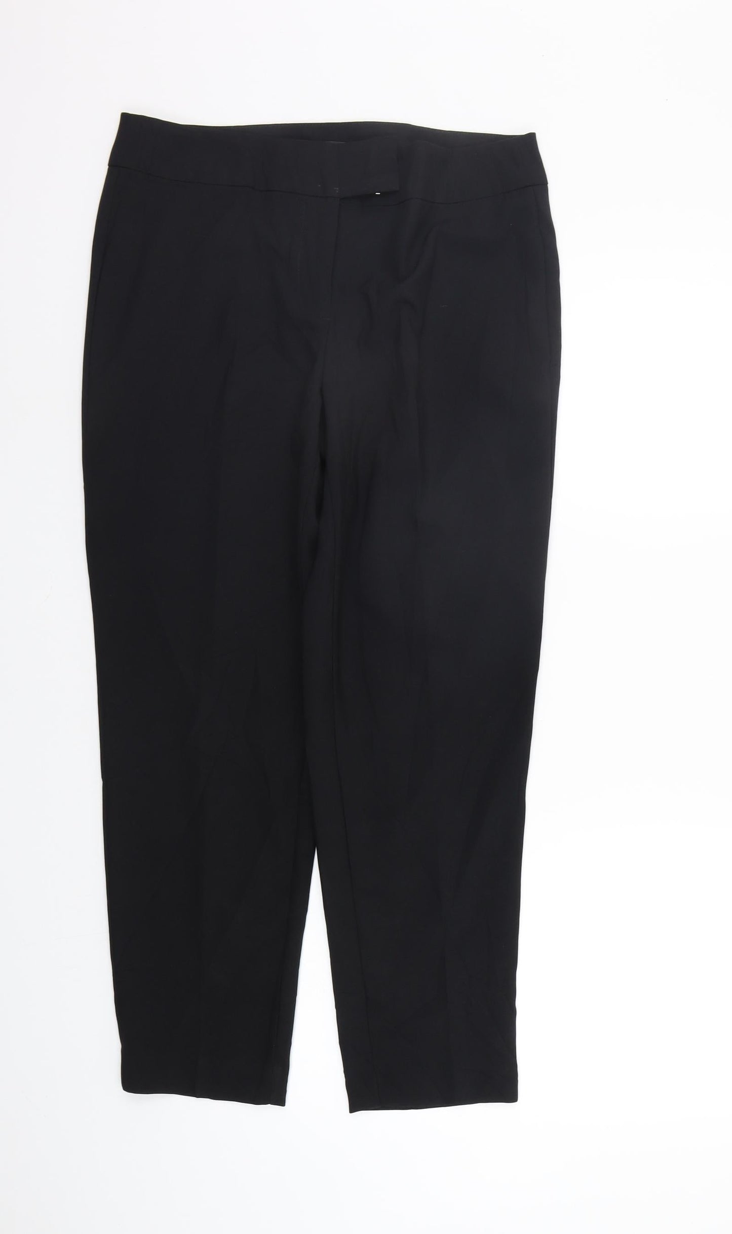 George Womens Black   Trousers  Size 12 L25 in