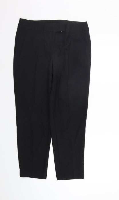 George Womens Black   Trousers  Size 12 L25 in