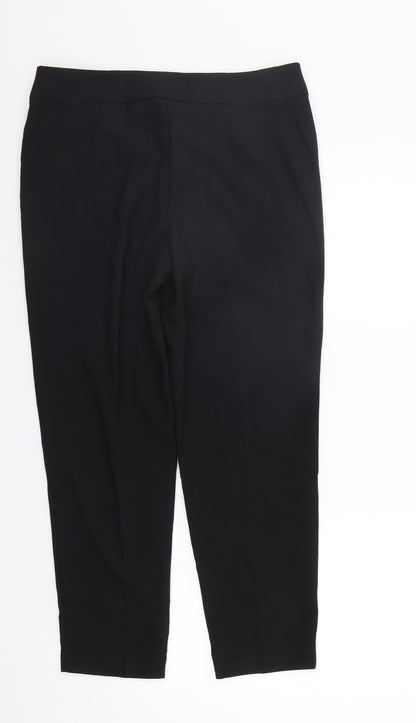 George Womens Black   Trousers  Size 12 L25 in