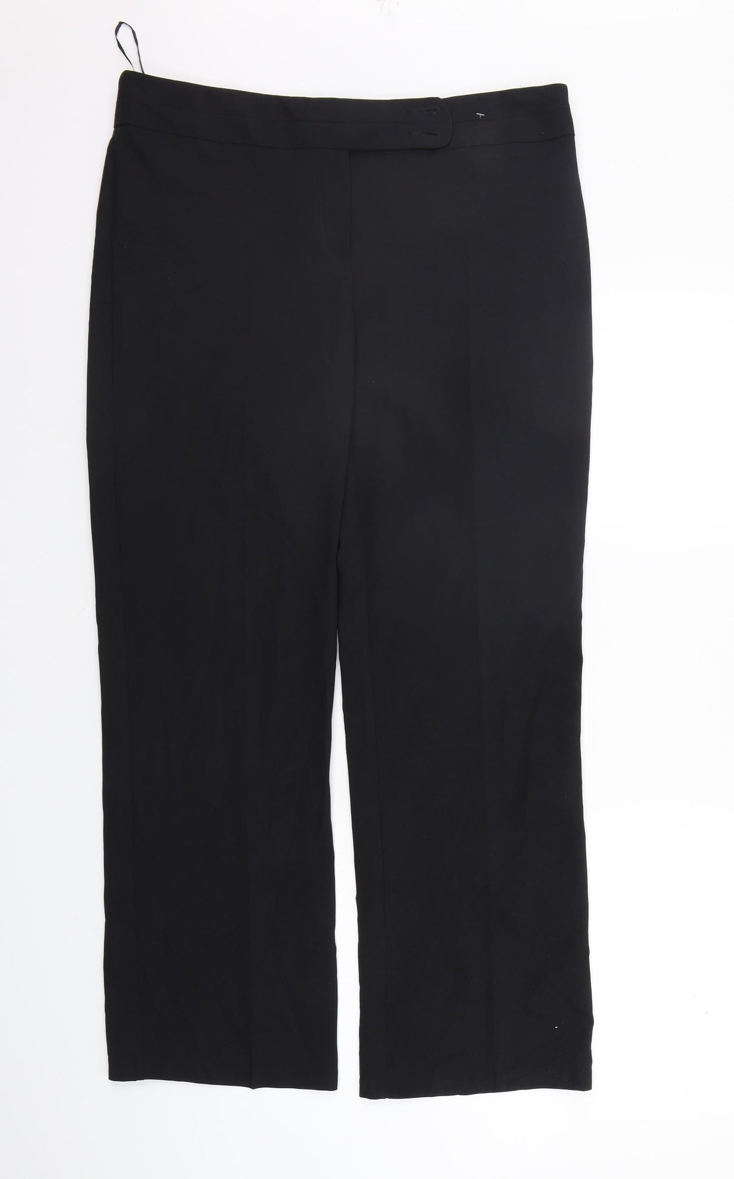 George Womens Black   Trousers  Size 14 L28 in