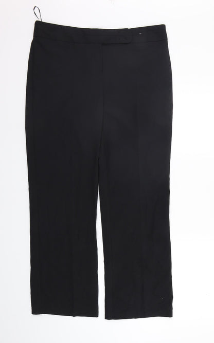 George Womens Black   Trousers  Size 14 L28 in