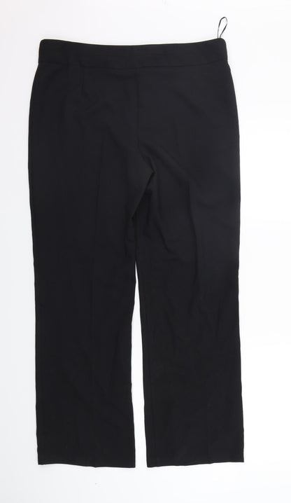 George Womens Black   Trousers  Size 14 L28 in