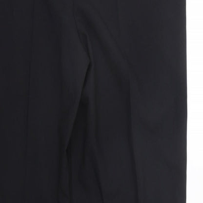 George Womens Black   Trousers  Size 14 L28 in