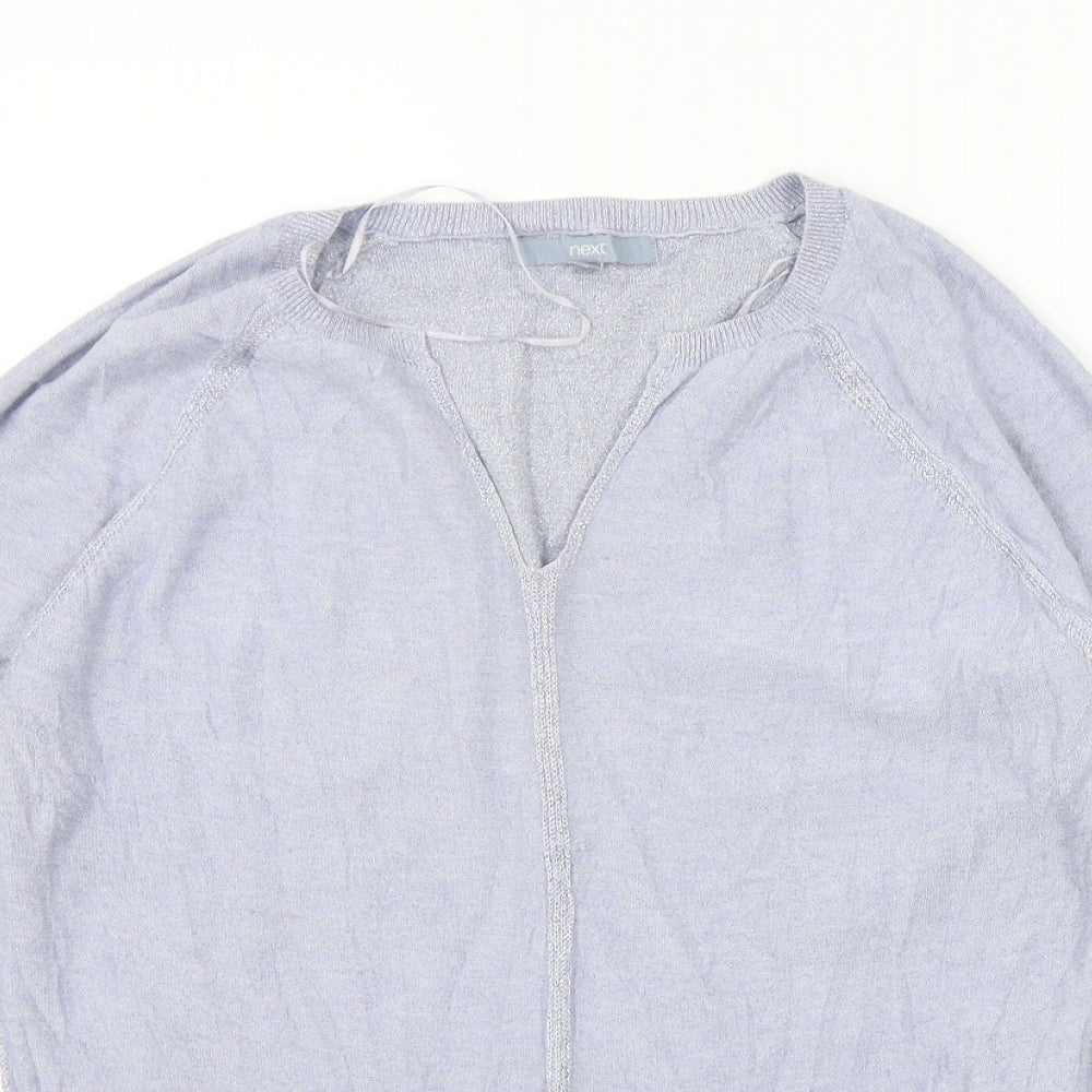 Womens UK Size 14 NEXT Blue Pullover Jumper