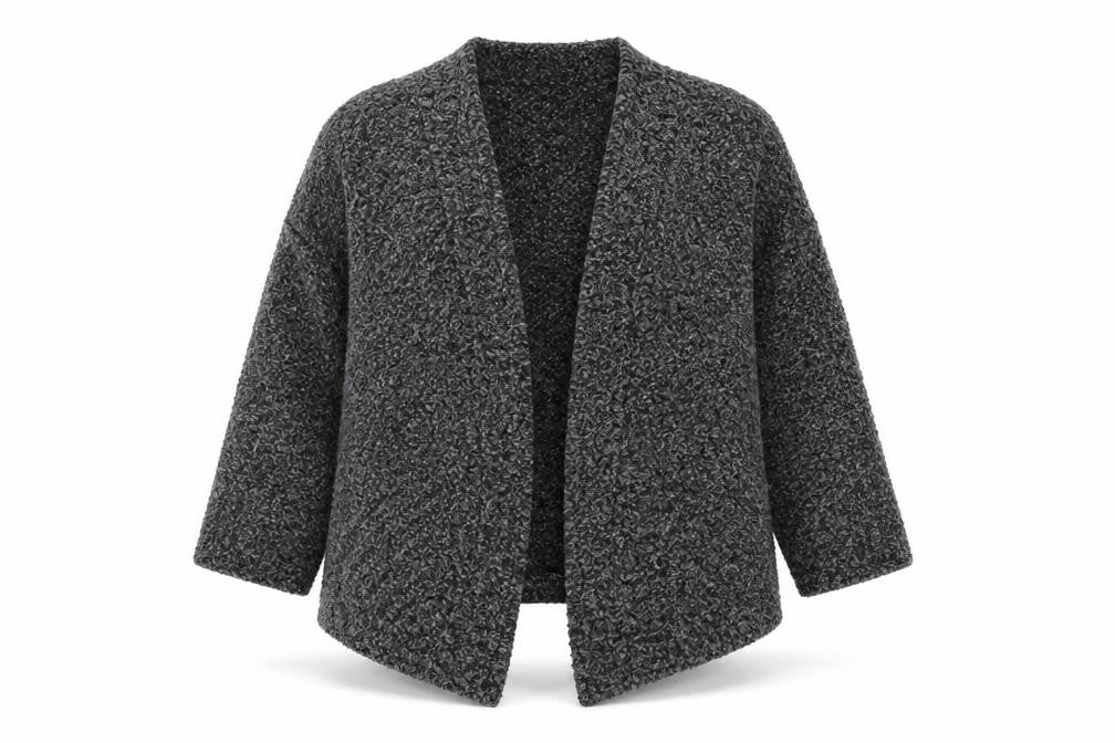 Womens UK Size M Divided Grey Cardigan Jumper