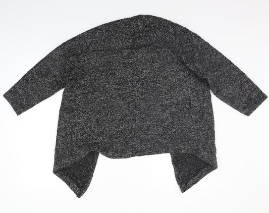 Womens UK Size M Divided Grey Cardigan Jumper