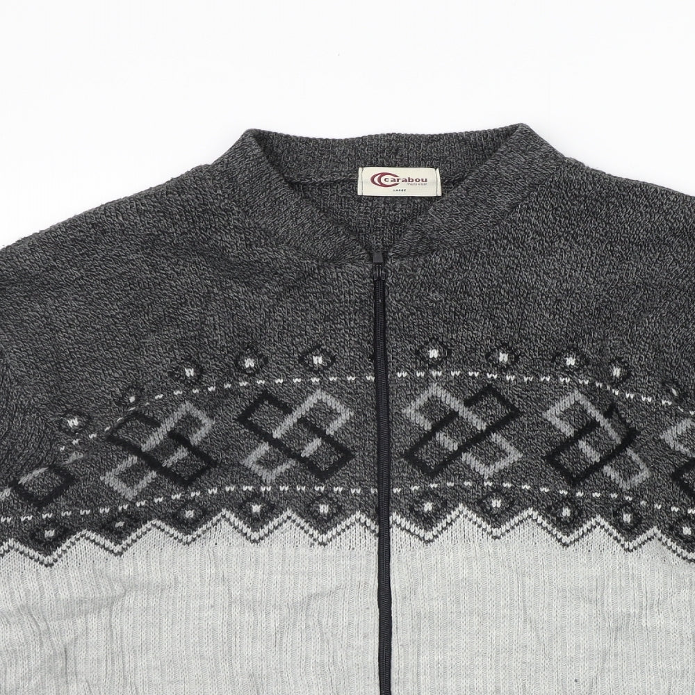 Mens UK Size L Carabou Grey Jacket