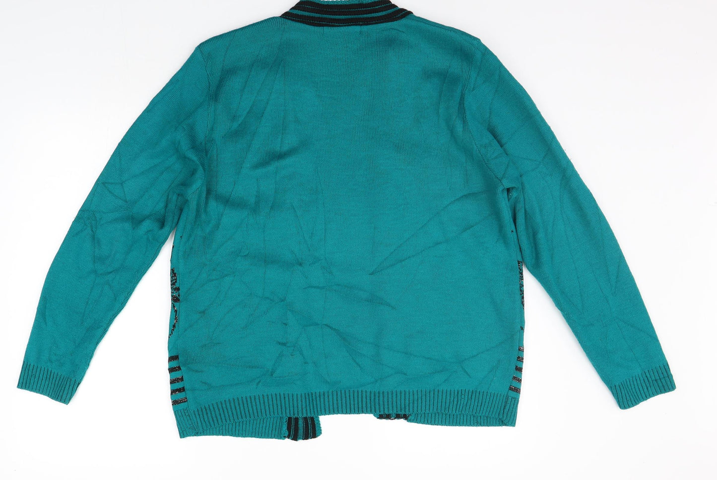 Glimpse Womens Gold   Cardigan Jumper Size M