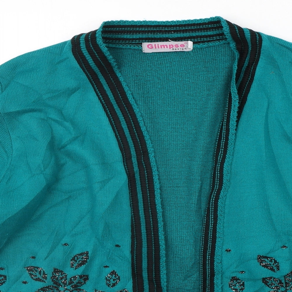 Glimpse Womens Gold   Cardigan Jumper Size M