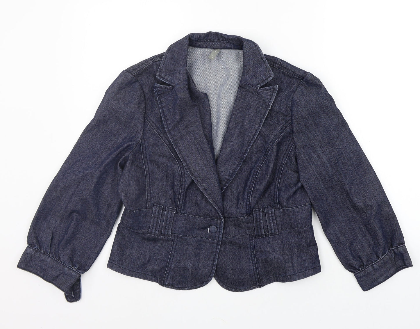 Womens UK Size L VILLA Blue Jacket