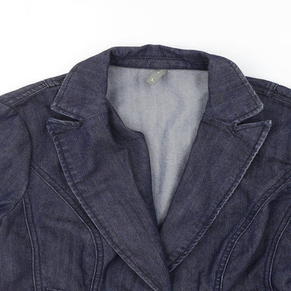 Womens UK Size L VILLA Blue Jacket